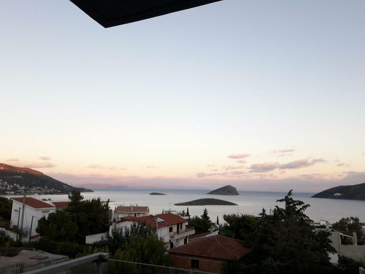 Seaview Pool Villa Near Beach And Athens Airport Pórto Ráfti Dış mekan fotoğraf