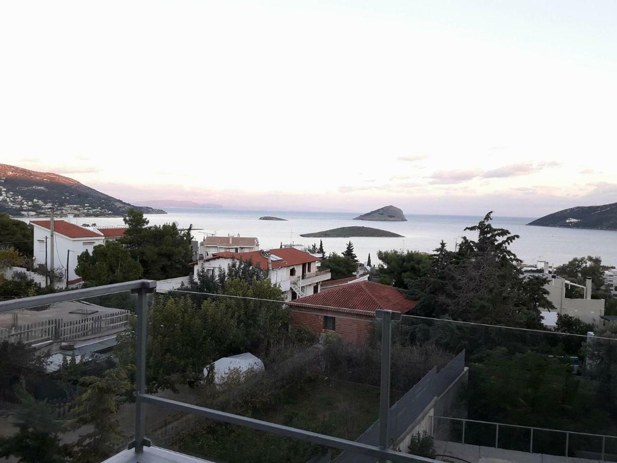 Seaview Pool Villa Near Beach And Athens Airport Pórto Ráfti Dış mekan fotoğraf